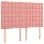 Boxspringbett mit rosa Samtmatratze 140x200 cm von , Betten und Lattenroste - Ref: Foro24-3138090, Preis: 545,76 €, Rabatt: %