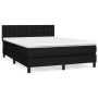 Box spring bed with black fabric mattress 140x200 cm by , Beds and slatted bases - Ref: Foro24-3140379, Price: 471,80 €, Disc...