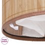 Natürlicher ovaler Wäschekorb aus Bambus von vidaXL, Wäschekörbe - Ref: Foro24-242727, Preis: 30,59 €, Rabatt: %