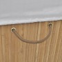 Natural rectangular bamboo laundry basket by vidaXL, Laundry baskets - Ref: Foro24-242725, Price: 37,11 €, Discount: %