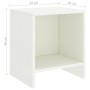 Nachttisch aus massivem weißem Mangoholz, 35 x 30 x 40 cm von vidaXL, Nachttische - Ref: Foro24-322234, Preis: 35,07 €, Rabat...