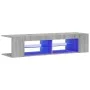 TV cabinet with LED lights Sonoma gray 135x39x30 cm by , TV Furniture - Ref: Foro24-815694, Price: 68,45 €, Discount: %