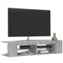 TV cabinet with LED lights Sonoma gray 135x39x30 cm by , TV Furniture - Ref: Foro24-815694, Price: 68,45 €, Discount: %