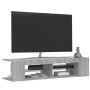 TV-Schrank mit LED-Leuchten Sonomagrau 135x39x30 cm von , TV-Möbel - Ref: Foro24-815694, Preis: 69,39 €, Rabatt: %