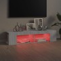 TV-Schrank mit LED-Leuchten Sonomagrau 135x39x30 cm von , TV-Möbel - Ref: Foro24-815694, Preis: 69,39 €, Rabatt: %