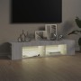 TV-Schrank mit LED-Leuchten Sonomagrau 135x39x30 cm von , TV-Möbel - Ref: Foro24-815694, Preis: 69,39 €, Rabatt: %