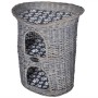 Casa/cama/rascador para mascotas 2 niveles sauce con cojín de vidaXL, Camas para gatos - Ref: Foro24-170223, Precio: 143,43 €...