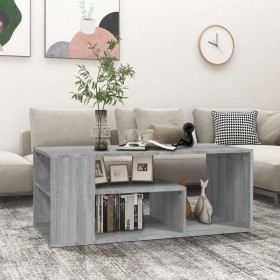 Sonoma-Couchtisch aus grauem Sperrholz, 100 x 50 x 40 cm von , Couchtisch - Ref: Foro24-815841, Preis: 64,82 €, Rabatt: %