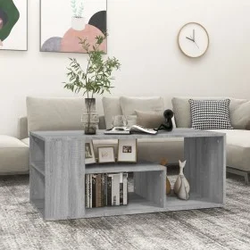 Sonoma-Couchtisch aus grauem Sperrholz, 100 x 50 x 40 cm von , Couchtisch - Ref: Foro24-815841, Preis: 63,74 €, Rabatt: %