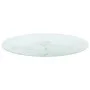 White tempered glass marble design table top Ø60x0.8 cm by , Table tops - Ref: Foro24-322248, Price: 45,02 €, Discount: %