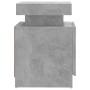 Concrete gray engineered wood bedside table 45x35x52 cm by , Nightstands - Ref: Foro24-326853, Price: 108,51 €, Discount: %