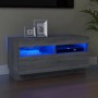 TV-Schrank mit LED-Leuchten Sonomagrau 80x35x40 cm von , TV-Möbel - Ref: Foro24-815724, Preis: 54,81 €, Rabatt: %