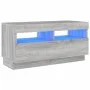 TV-Schrank mit LED-Leuchten Sonomagrau 80x35x40 cm von , TV-Möbel - Ref: Foro24-815724, Preis: 53,34 €, Rabatt: %
