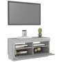 TV-Schrank mit LED-Leuchten Sonomagrau 80x35x40 cm von , TV-Möbel - Ref: Foro24-815724, Preis: 54,81 €, Rabatt: %