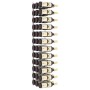 Wall wine rack for 36 white iron bottles by , Wine racks - Ref: Foro24-340887, Price: 60,61 €, Discount: %