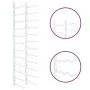 Wall wine rack for 36 white iron bottles by , Wine racks - Ref: Foro24-340887, Price: 59,46 €, Discount: %