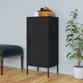 Black steel storage cabinet 42.5x35x101.5 cm by , Lockers and storage cabinets - Ref: Foro24-336196, Price: 100,32 €, Discoun...