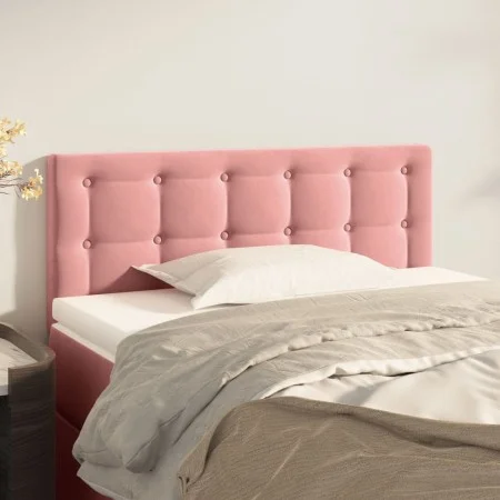 Rosa Samtkopfteil 90x5x78/88 cm von , Kopf- und Fußteile - Ref: Foro24-346435, Preis: 50,34 €, Rabatt: %