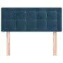 Dark blue velvet headboard 80x5x78/88 cm by , Headboards and footboards - Ref: Foro24-346414, Price: 37,97 €, Discount: %