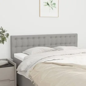 Headboards 2 units light gray fabric 72x5x78/88 cm by , Headboards and footboards - Ref: Foro24-346456, Price: 56,35 €, Disco...