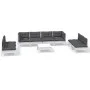 Gartenmöbel 9-teilig mit Kissen aus massivem Kiefernholz von , Gartensets - Ref: Foro24-3096239, Preis: 752,63 €, Rabatt: %