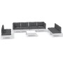 Gartenmöbel 9-teilig mit Kissen aus massivem Kiefernholz von , Gartensets - Ref: Foro24-3096239, Preis: 762,93 €, Rabatt: %