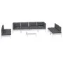 Gartenmöbel 9-teilig mit Kissen aus massivem Kiefernholz von , Gartensets - Ref: Foro24-3096239, Preis: 752,63 €, Rabatt: %