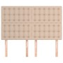 Headboards 4 units cappuccino synthetic leather 72x5x78/88 cm by , Headboards and footboards - Ref: Foro24-3116427, Price: 12...