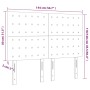 Headboards 4 units cappuccino synthetic leather 72x5x78/88 cm by , Headboards and footboards - Ref: Foro24-3116427, Price: 12...