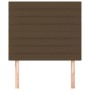 Kopfteile 2 Einheiten aus dunkelbraunem Stoff 100x5x78/88 cm von , Kopf- und Fußteile - Ref: Foro24-3116465, Preis: 66,38 €, ...