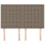 Headboards 4 units taupe gray fabric 72x5x78/88 cm by , Headboards and footboards - Ref: Foro24-3116768, Price: 105,34 €, Dis...