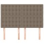 Kopfteile 4 Einheiten taupegrauer Stoff 72x5x78/88 cm von , Kopf- und Fußteile - Ref: Foro24-3116768, Preis: 108,08 €, Rabatt: %