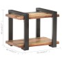 Recycled solid wood bedside table 50x40x40 cm by vidaXL, Nightstands - Ref: Foro24-320491, Price: 68,99 €, Discount: %