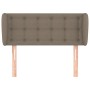 Cabecero de tela gris taupe 93x23x78/88 cm de , Cabeceros y pies de cama - Ref: Foro24-3117564, Precio: 54,46 €, Descuento: %