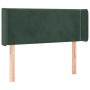 Kopfteil aus dunkelgrünem Samt, 83 x 16 x 78/88 cm von , Kopf- und Fußteile - Ref: Foro24-3118661, Preis: 42,24 €, Rabatt: %