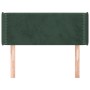 Kopfteil aus dunkelgrünem Samt, 83 x 16 x 78/88 cm von , Kopf- und Fußteile - Ref: Foro24-3118661, Preis: 42,24 €, Rabatt: %