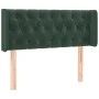 Cabecero de terciopelo verde oscuro 103x16x78/88 cm de , Cabeceros y pies de cama - Ref: Foro24-3119149, Precio: 57,98 €, Des...