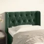 Kopfteil aus dunkelgrünem Samt, 83 x 16 x 78/88 cm von , Kopf- und Fußteile - Ref: Foro24-3119137, Preis: 57,18 €, Rabatt: %