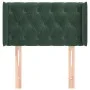 Kopfteil aus dunkelgrünem Samt, 83 x 16 x 78/88 cm von , Kopf- und Fußteile - Ref: Foro24-3119137, Preis: 57,18 €, Rabatt: %