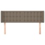 Kopfteil aus taupegrauem Stoff, 147 x 16 x 78/88 cm von , Kopf- und Fußteile - Ref: Foro24-3119204, Preis: 67,80 €, Rabatt: %