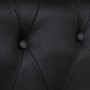 Sofá Chesterfield de 2 plazas cuero sintético negro de vidaXL, Sofás - Ref: Foro24-242369, Precio: 436,46 €, Descuento: %