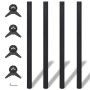 Table legs adjustable in 4 heights black 1100 mm by vidaXL, Table legs - Ref: Foro24-242141, Price: 77,60 €, Discount: %