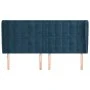 Kopfteil mit dunkelblauen Samtohren 163x23x118/128 cm von , Kopf- und Fußteile - Ref: Foro24-3118448, Preis: 150,75 €, Rabatt: %