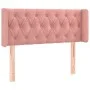 Kopfteil aus rosa Samt mit LED 103x16x78/88 cm von , Kopf- und Fußteile - Ref: Foro24-3123619, Preis: 77,22 €, Rabatt: %