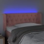 Kopfteil aus rosa Samt mit LED 103x16x78/88 cm von , Kopf- und Fußteile - Ref: Foro24-3123619, Preis: 73,94 €, Rabatt: %