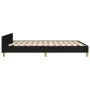 Bed frame with black fabric headboard 140x200 cm by , Beds and slatted bases - Ref: Foro24-3125383, Price: 221,31 €, Discount: %