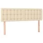 Box spring bed with cream fabric mattress 140x200 cm by , Beds and slatted bases - Ref: Foro24-3127130, Price: 446,11 €, Disc...