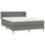 Boxspringbett mit dunkelgrauer Stoffmatratze 140x190 cm von , Betten und Lattenroste - Ref: Foro24-3127118, Preis: 506,36 €, ...