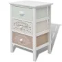 French style storage cabinet with 3 wooden drawers by vidaXL, Lockers and storage cabinets - Ref: Foro24-242876, Price: 85,16...