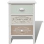 French style storage cabinet with 3 wooden drawers by vidaXL, Lockers and storage cabinets - Ref: Foro24-242876, Price: 93,67...